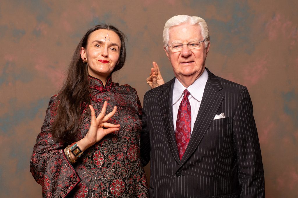 Franca Borgia and Bob Proctor