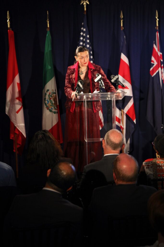 Franca Borgia - Presentation at the United Nations Building, New York